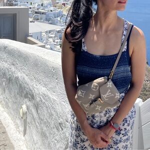 Louis Vuitton Bicolor Giant Monogram Empreinte Embossed Tiny Backpack Bag